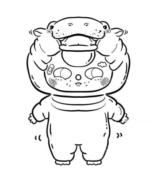 Tranh To Mau Baby Three Ha Ma