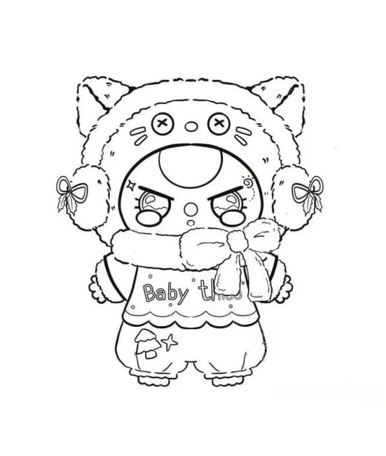 Tranh To Mau Baby Three Ngo Nghinh