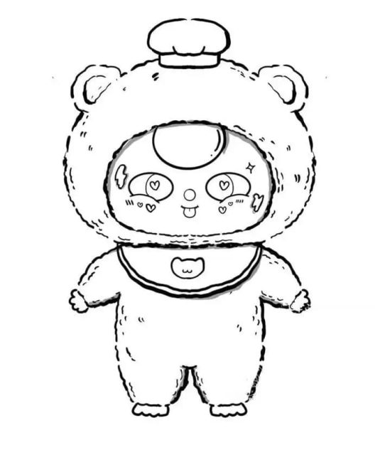 Tranh To Mau Baby Three Vui Ve