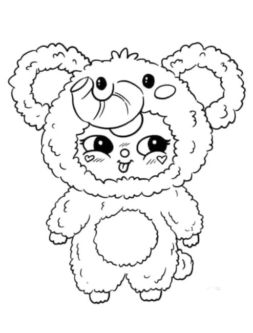 Tô màu Baby Three Cute