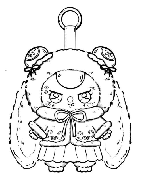 Tô màu Baby Three Đáng Yêu