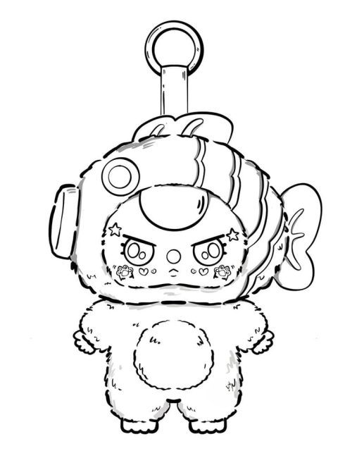 Tô màu Baby Three Rất Đẹp cho bé tập tô