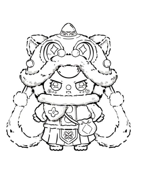 Tô màu Baby Three Xinh Xắn