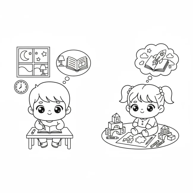 Học bài sáng tạo trước giờ ngủ