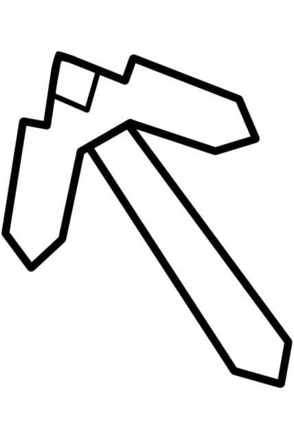 Tô màu Cái Cúp Trong Minecraft cho bé tập tô