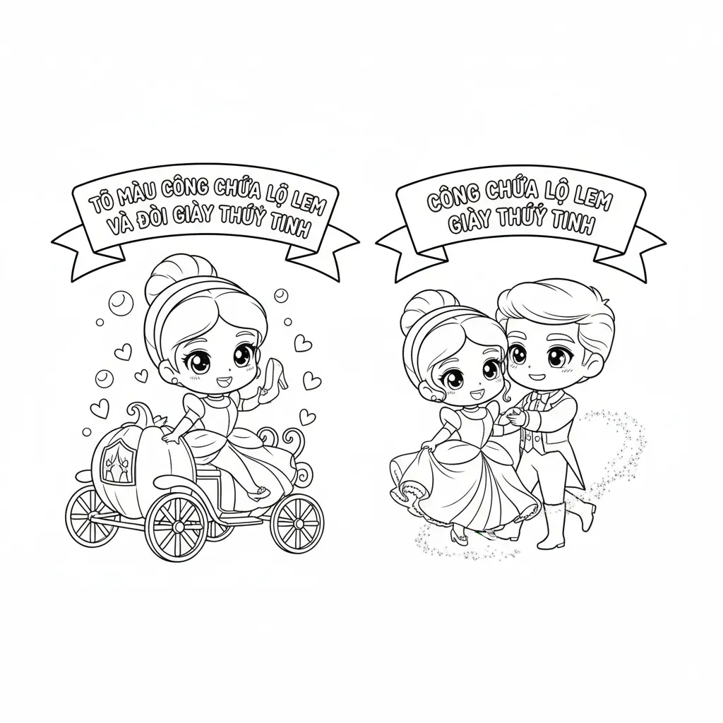 Công Chúa Lọ Lem Giày Thủy Tinh