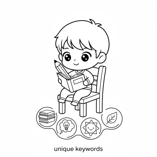 Dưới đây là các từ khóa ảnh độc đáo từ tiêu đề "Tô Màu Em Học Bài Trên Ghế Gỗ":