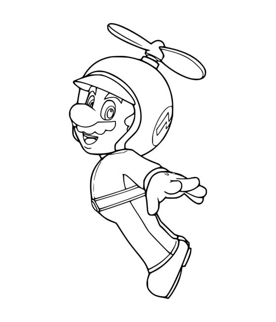 Tô màu Mario Bay giúp bé rèn luyện khả năng tô màu