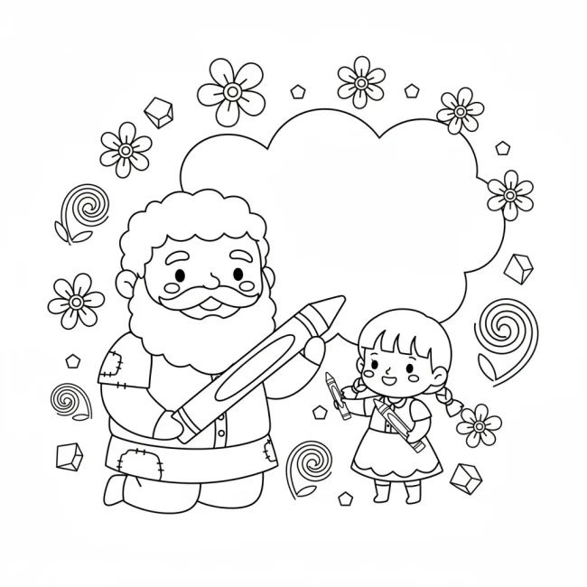 Phiêu lưu tô màu cùng Người Khổng Lồ