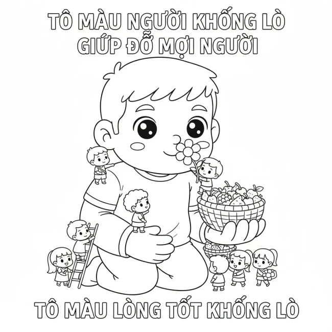 **Tô Màu Lòng Tốt Khổng Lồ**