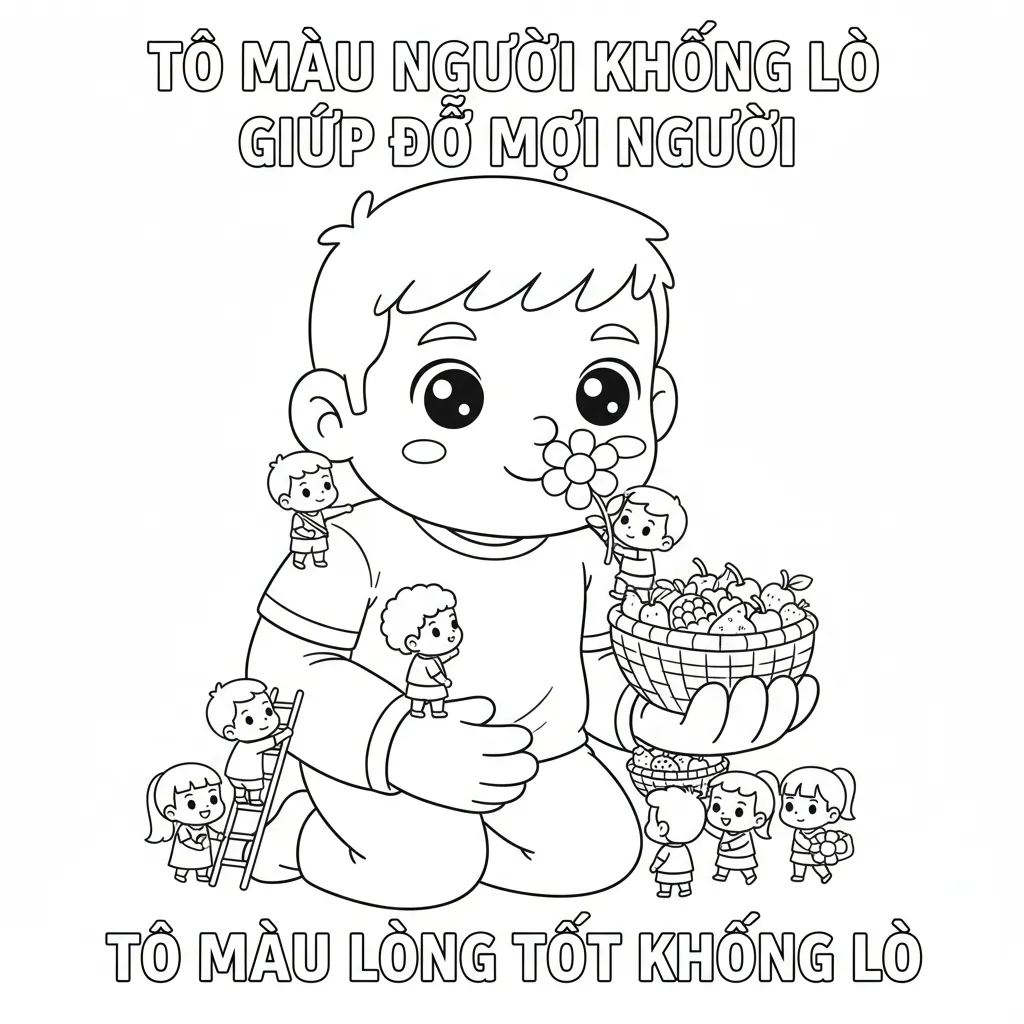 **Tô Màu Lòng Tốt Khổng Lồ**