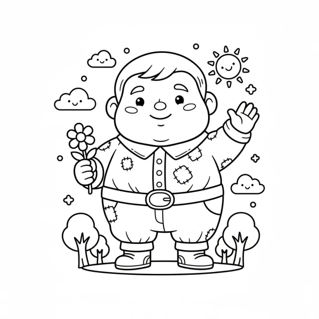 Friendly giant doodle