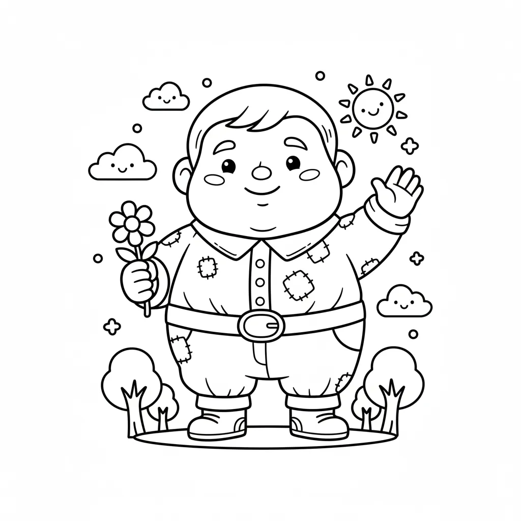 Friendly giant doodle