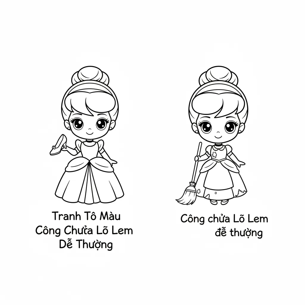 Công chúa Lọ Lem dễ thương